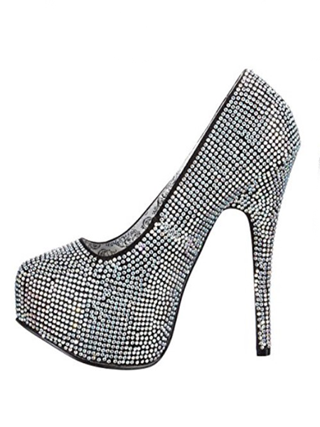 Rhinestone Teeze Heel