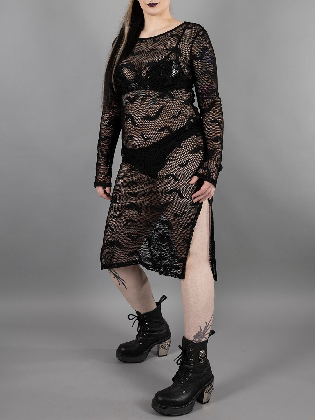 Crypt Fishnet Dress