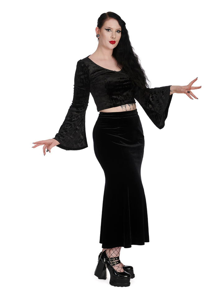 Witchy Gothic Bat Top