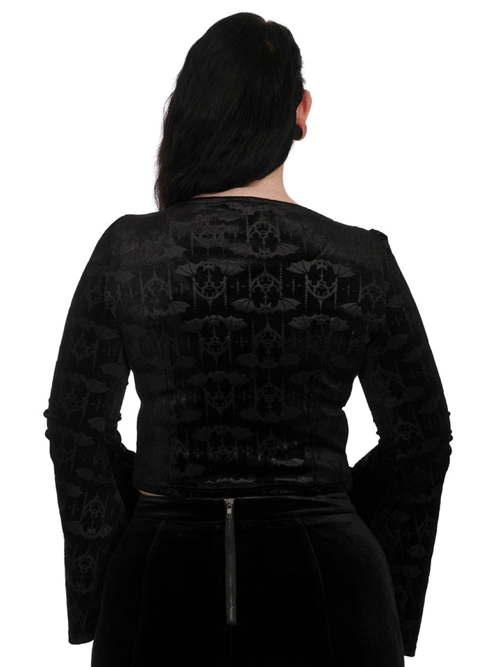 Witchy Gothic Bat Top