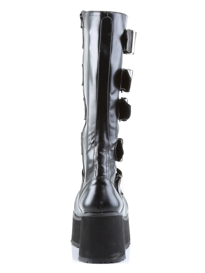 Trashville Knee High Buckle Boot