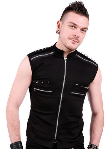 Punk Vest with Spikes