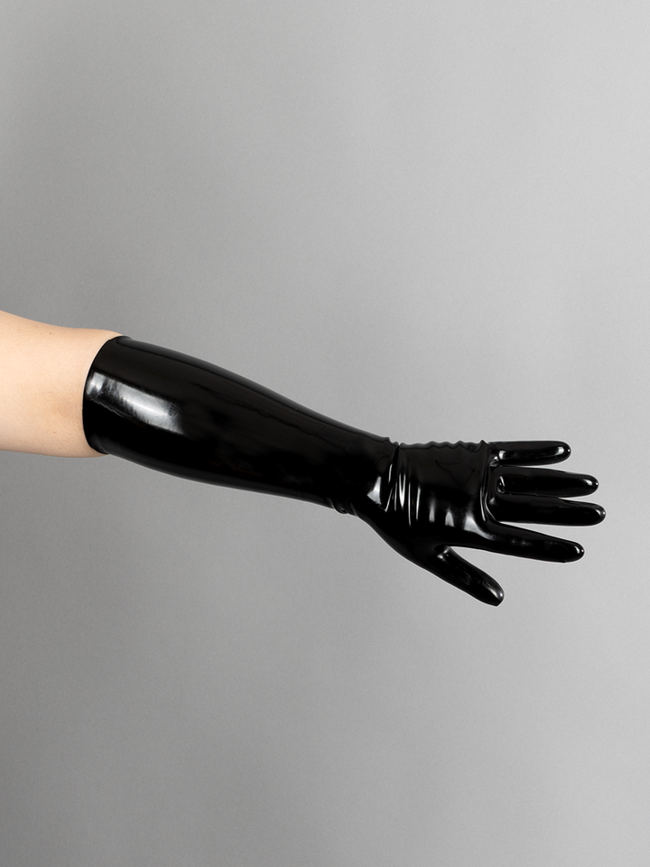 Chlorinated Latex Elbow Gloves