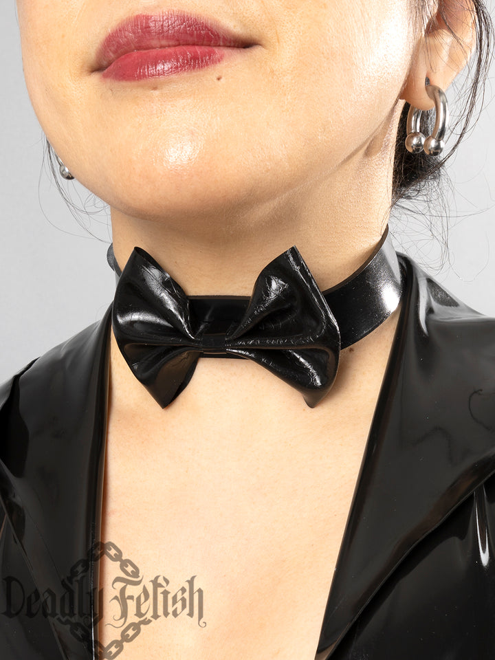 Deadly Fetish Latex: Basic Bow Choker