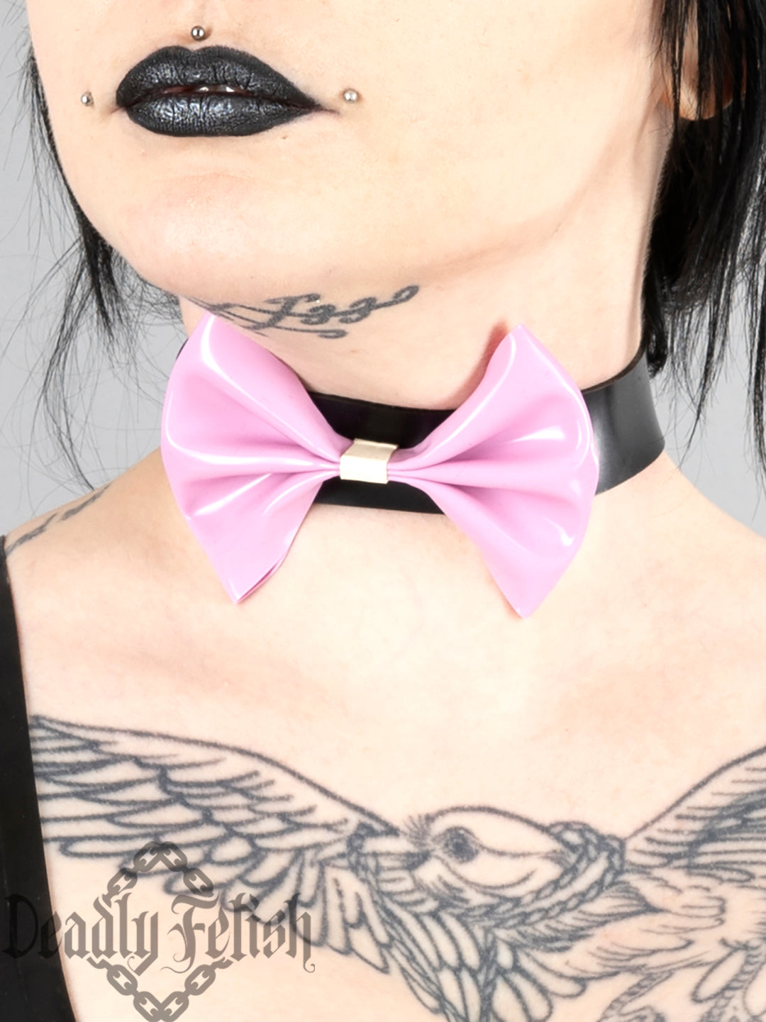 Deadly Fetish Latex: Basic Bow Choker
