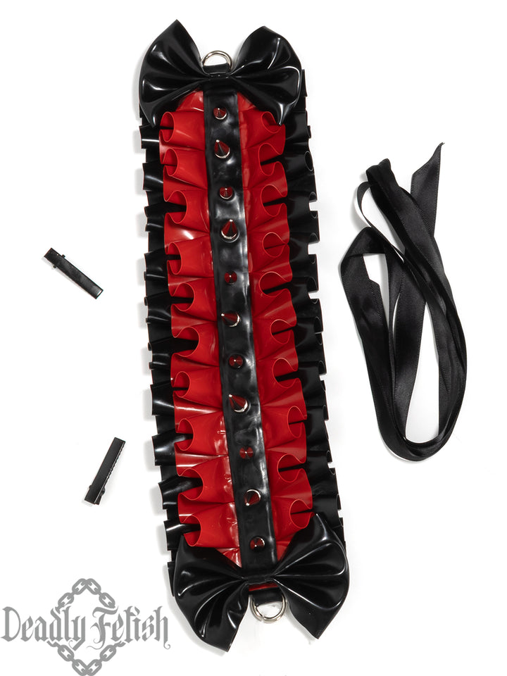 Deadly Fetish Latex: Spiked Latex Headdress