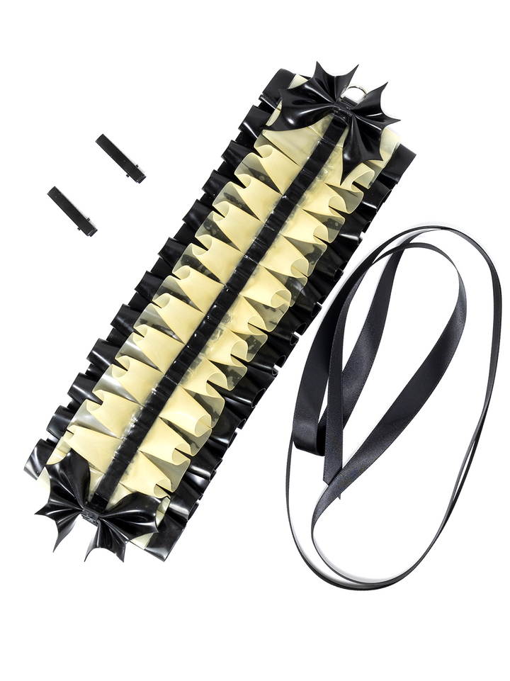 Deadly Fetish Made-To-Order Latex: Bat Bow Headdress