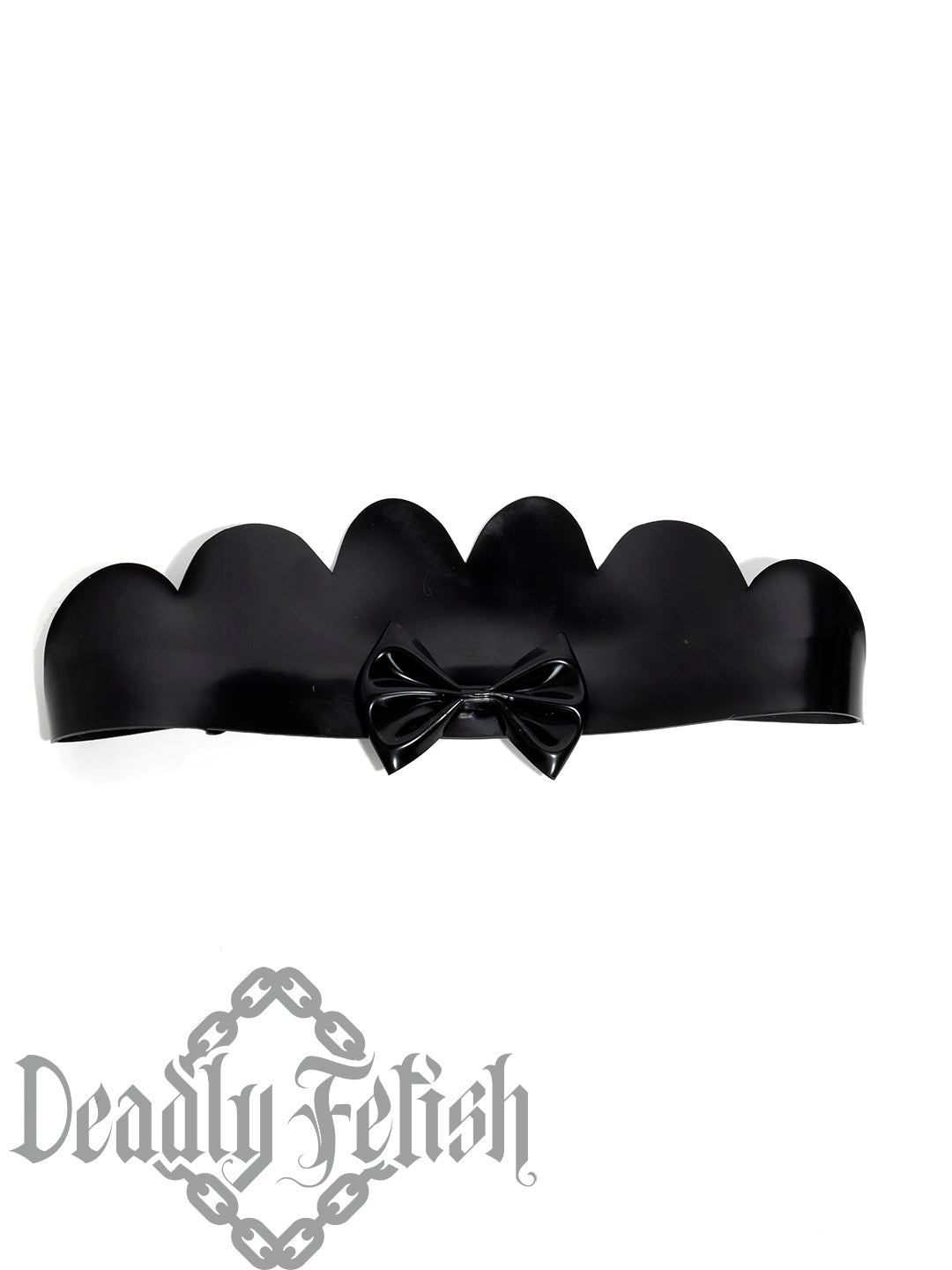 Deadly Fetish Latex: Scalloped Maid Hat