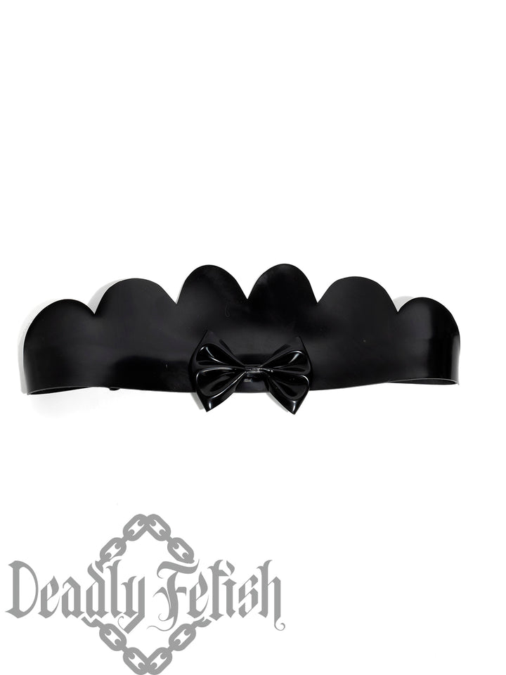 Deadly Fetish Latex: Scalloped Maid Hat