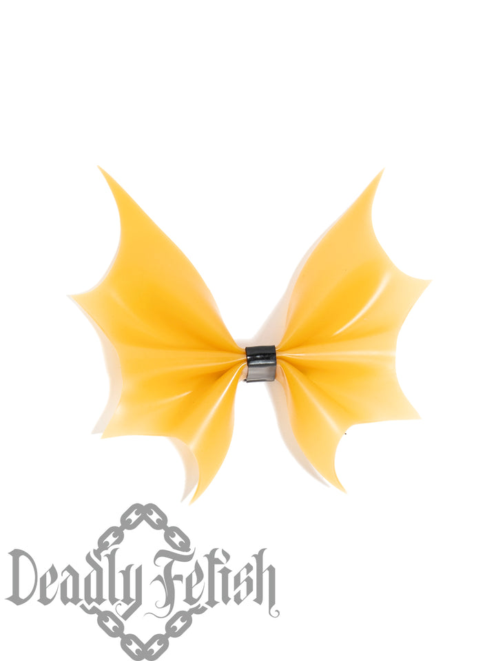 Deadly Fetish Latex: Large Bat Bow Clip