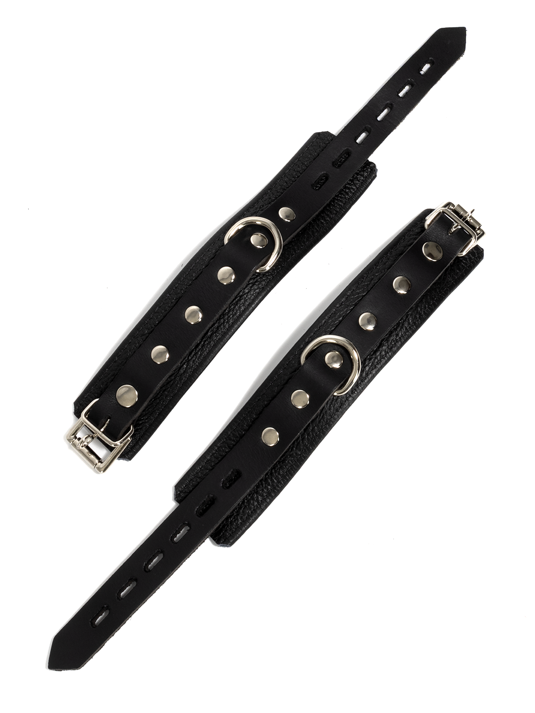 Leather Locking Wrist Cuffs