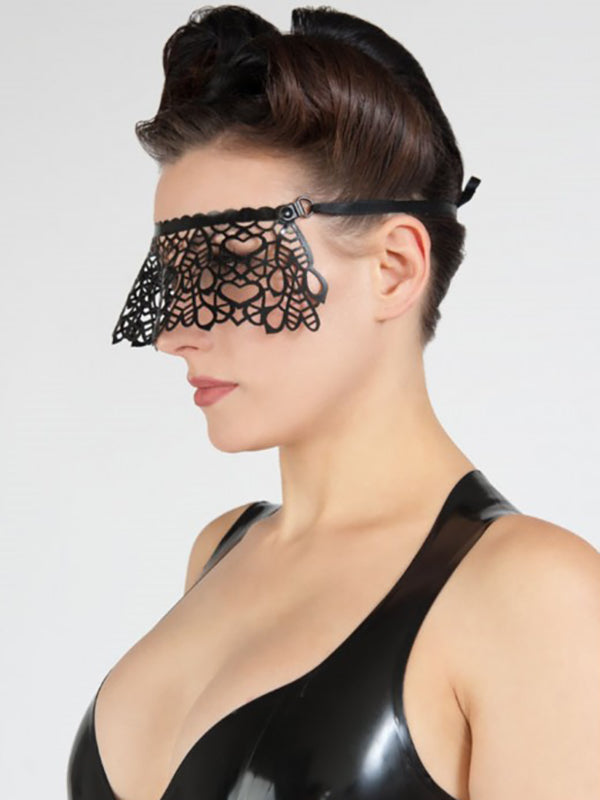 Latex Lace Cut Mask