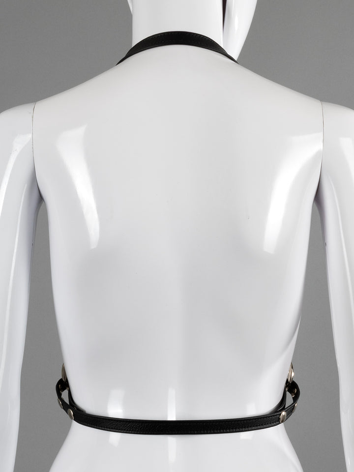 Leather Snap Bra Harness