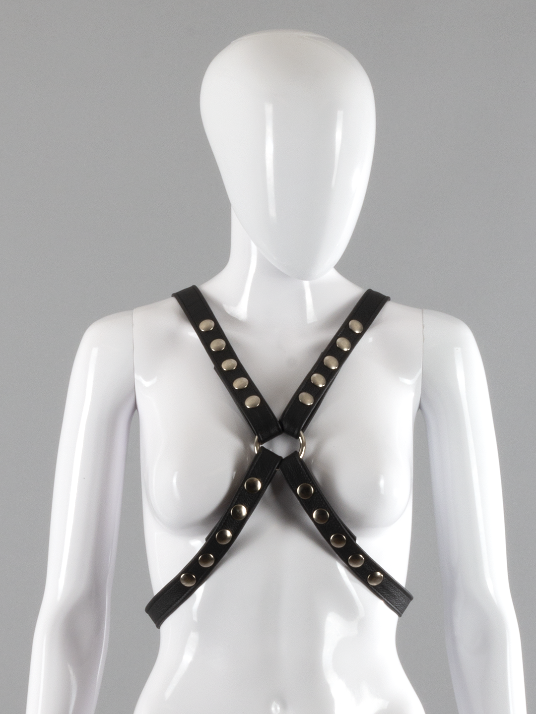 Convertible Leather Snap Harness