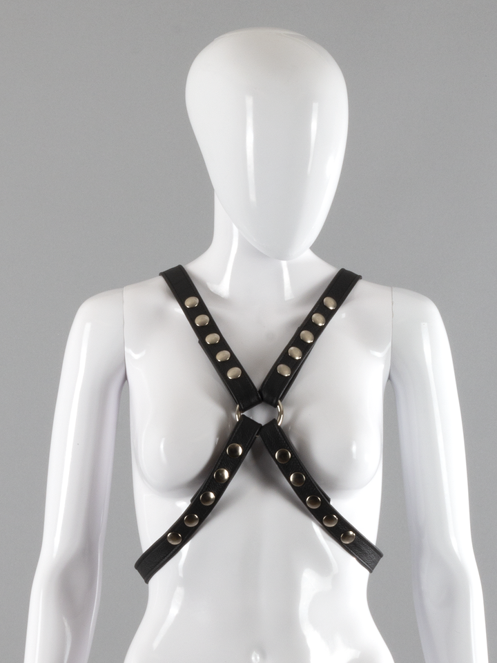 Convertible Leather Snap Harness