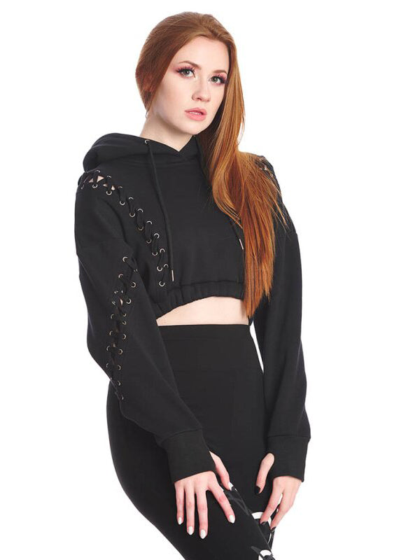 Blaze Cropped Hoodie