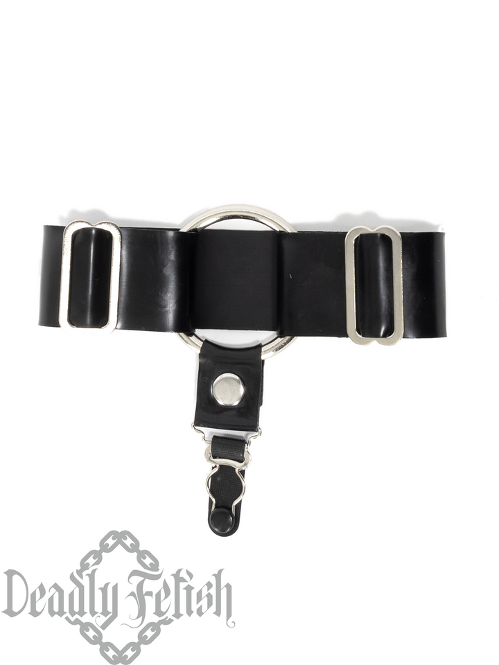 Deadly Fetish Latex: Wide Multi-Use Garter Straps