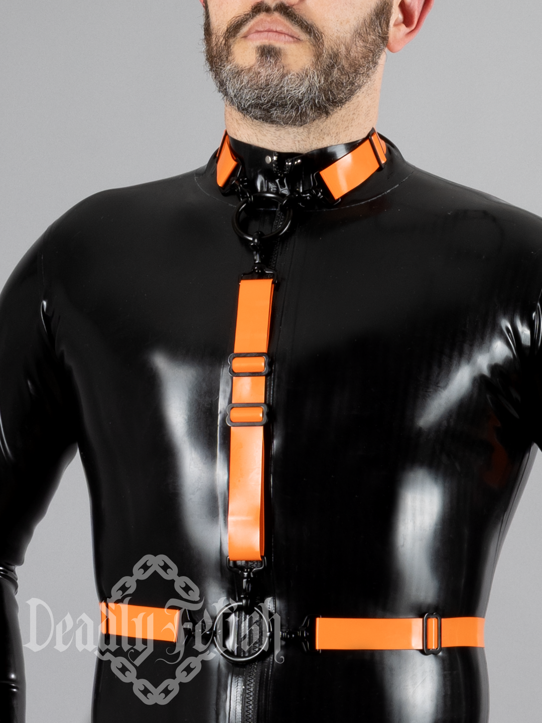 Deadly Fetish Latex: Basic Harness #75