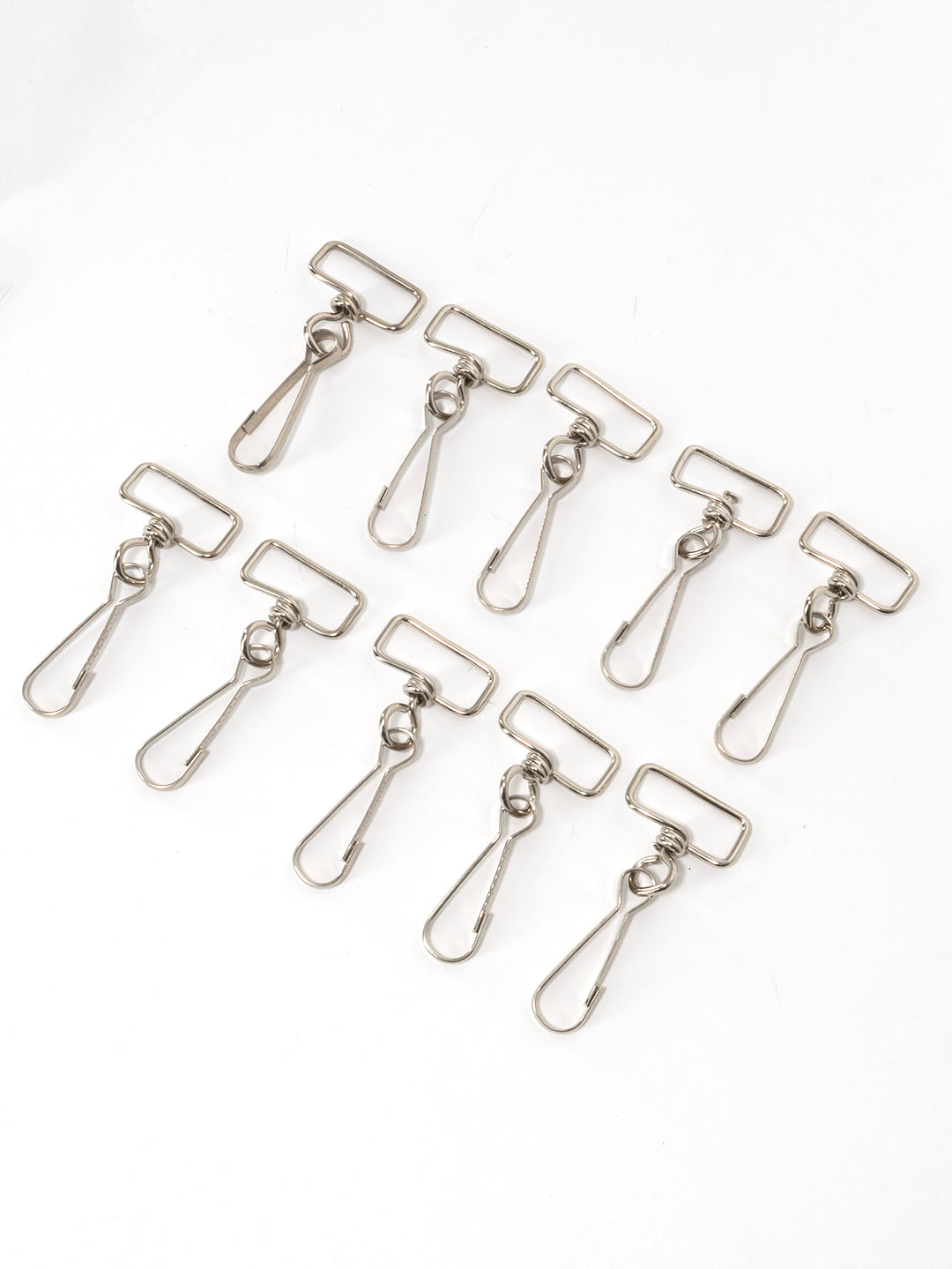 1" Nickel J-Hooks - Pack of 10