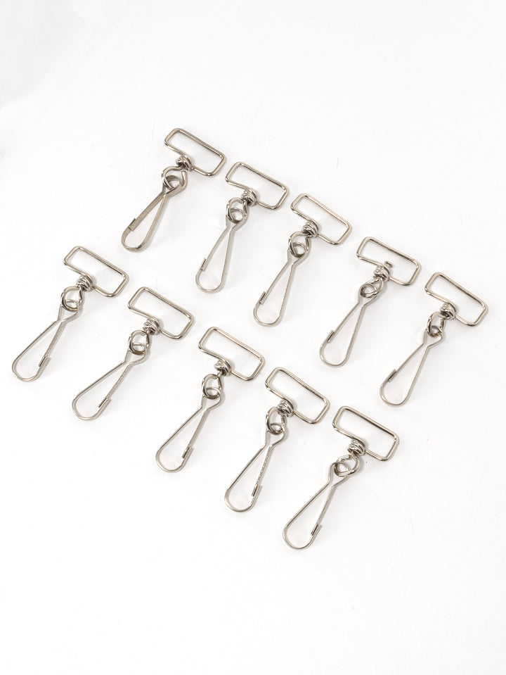 1" Nickel J-Hooks - Pack of 10