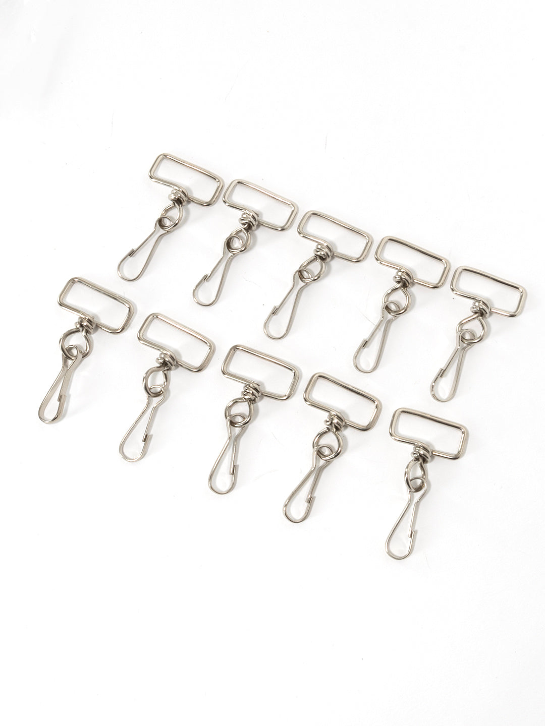 1" Nickel J-Hooks - Pack of 10