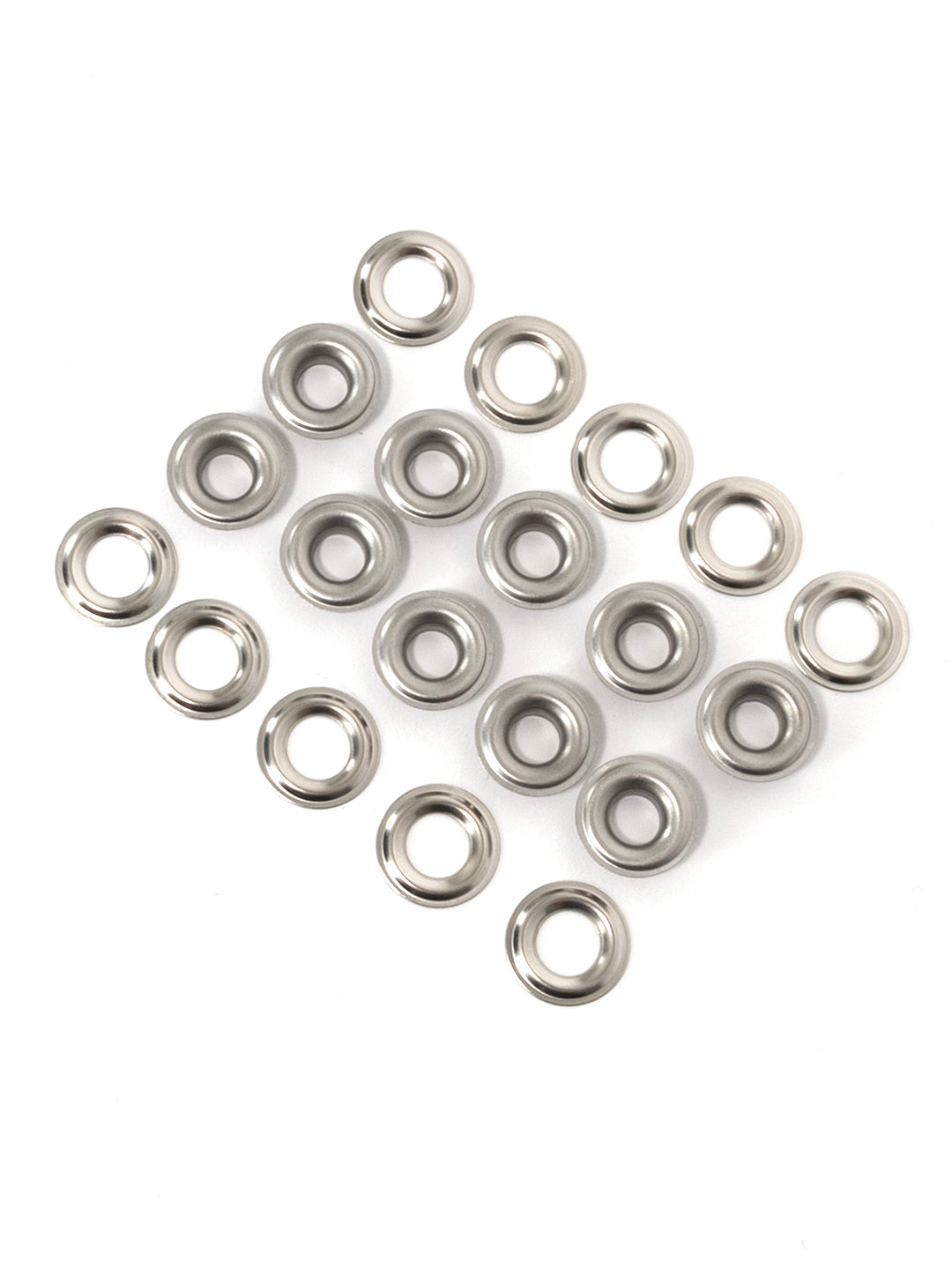 #0 Stainless Steel Grommets - Pack of 10