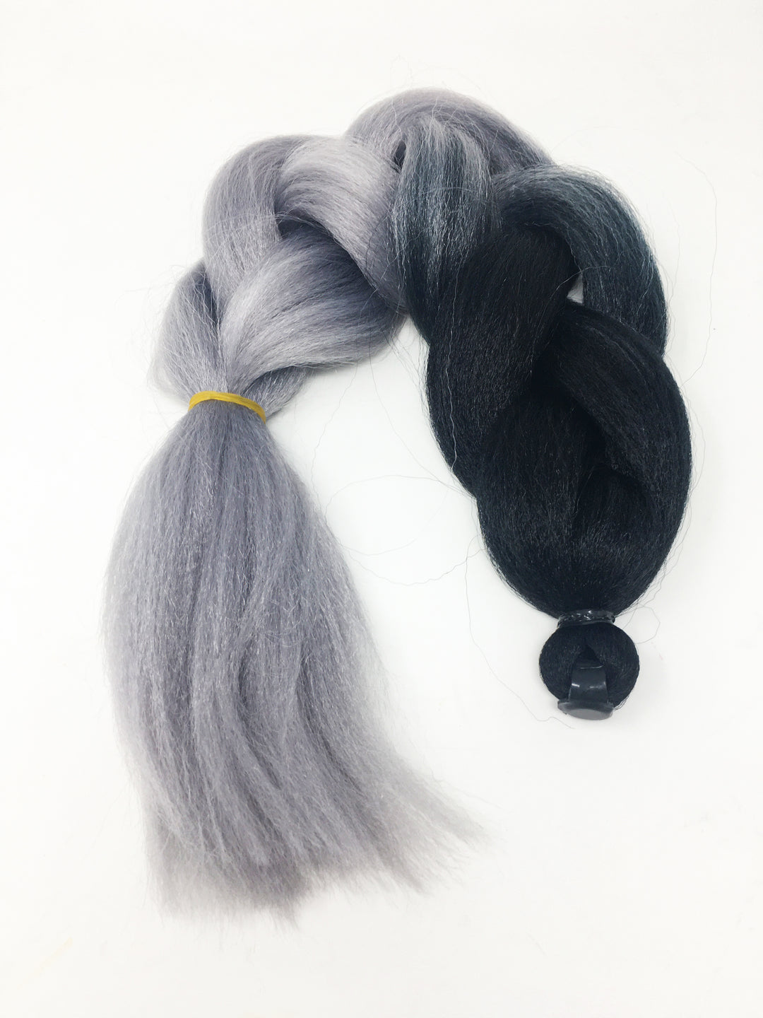 Crimped Hair Pieces For Latex Hoods with Magnet