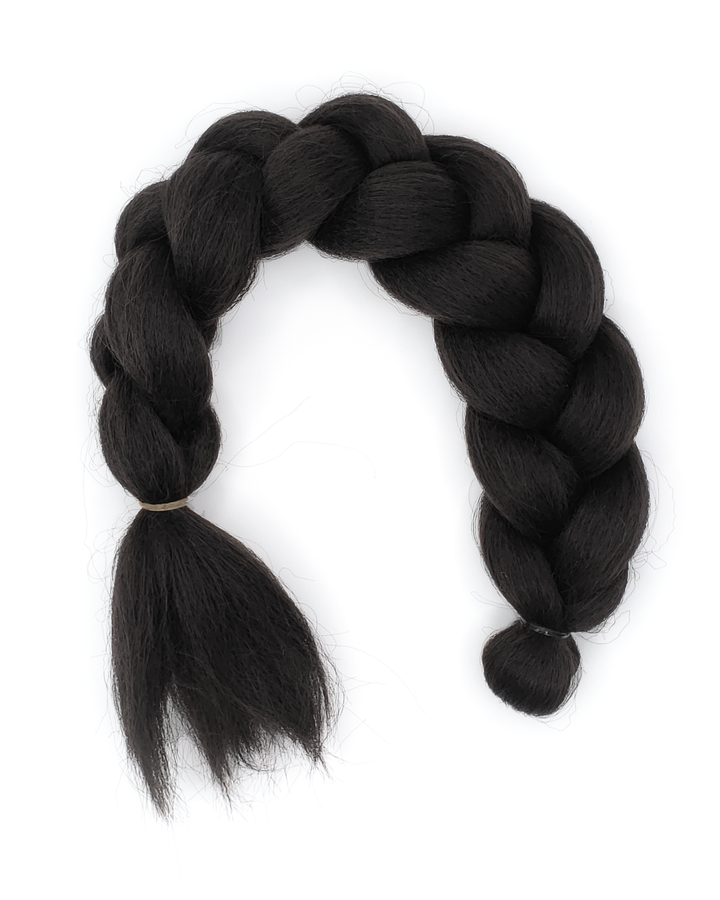 Crimped Hair Pieces For Latex Hoods with Magnet