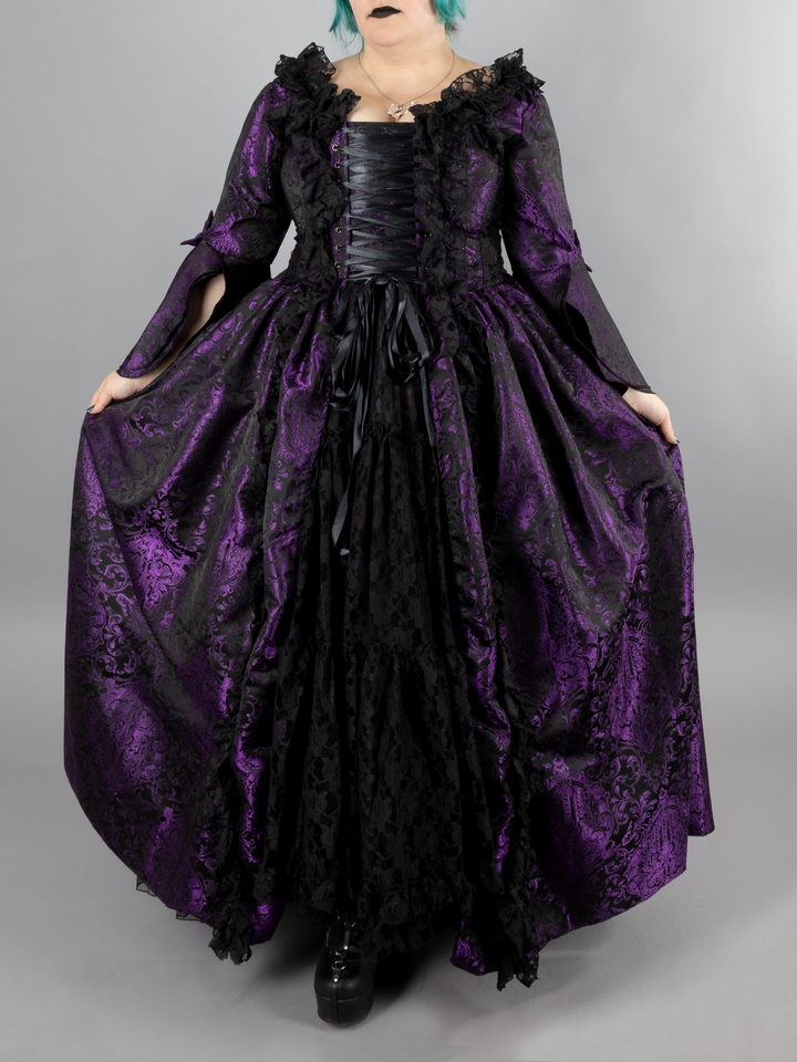 Brocade Renaissance Corset Dress
