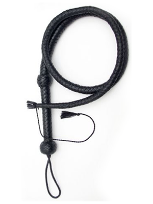 Leather Bullwhip with Nylon Tip