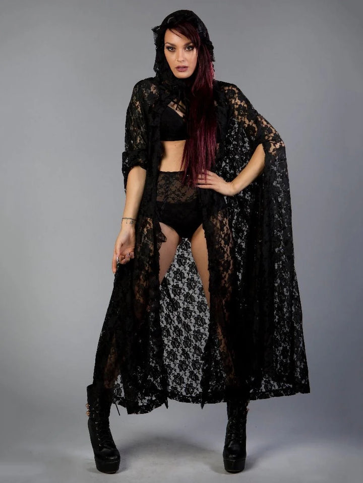 Black Lace Cape
