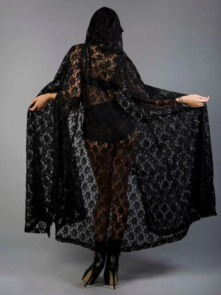 Black Lace Cape