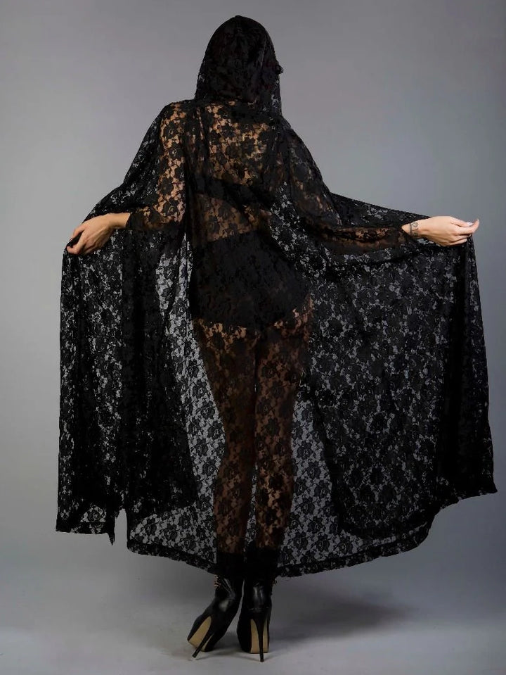 Black Lace Cape