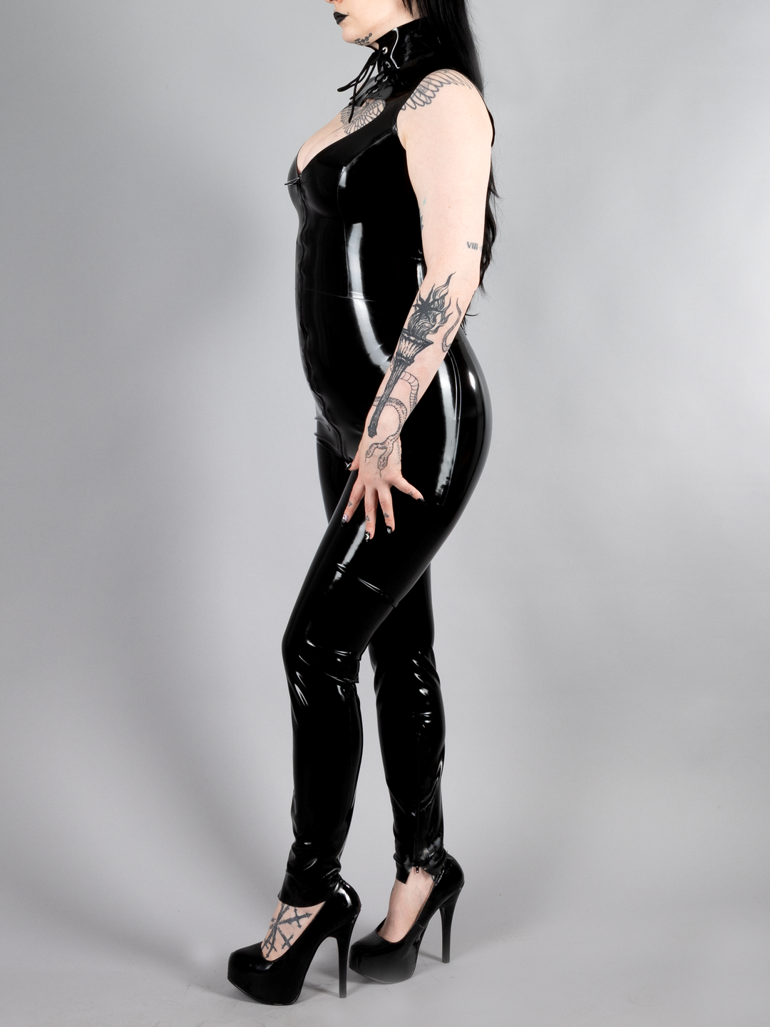 Latex Amazon Catsuit