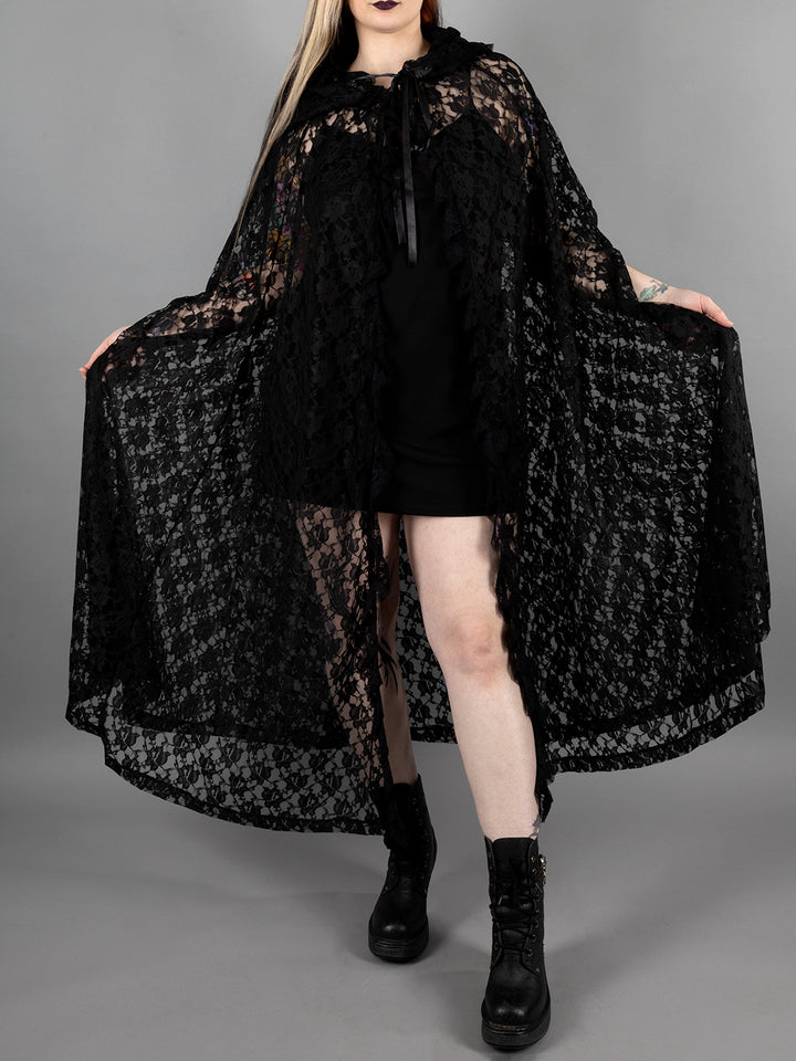 Black Lace Cape