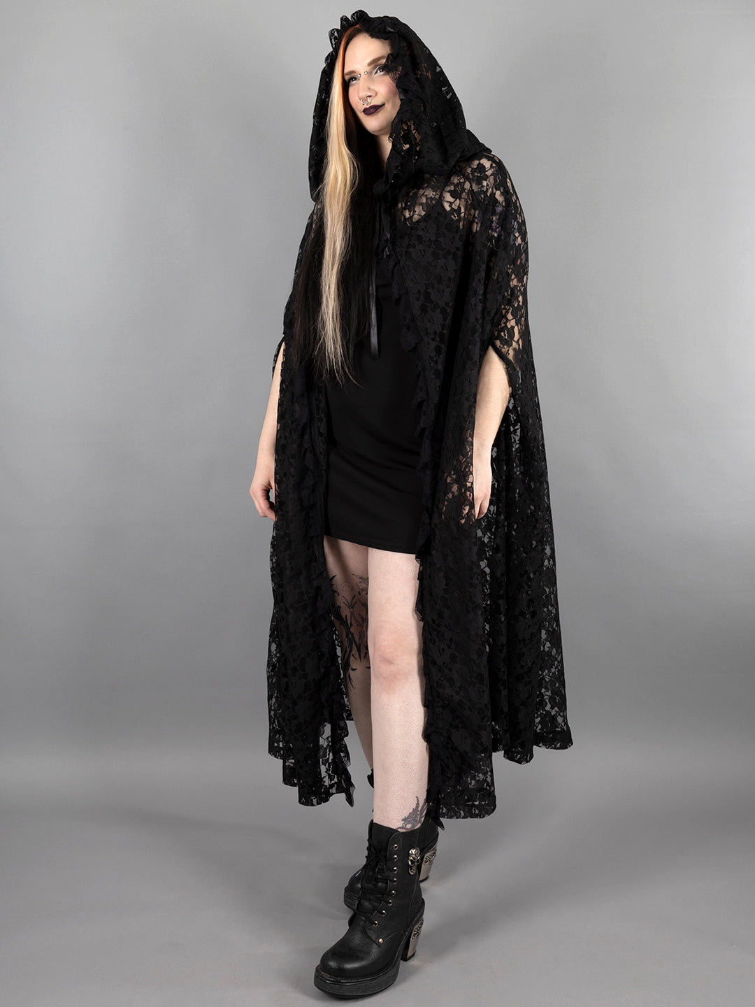 Black Lace Cape
