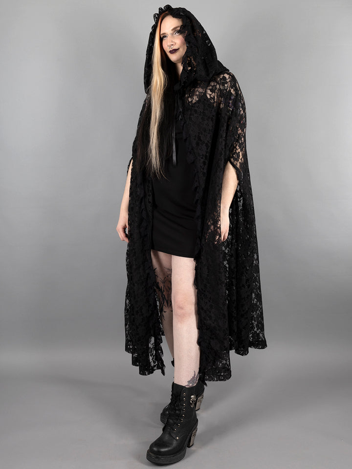 Black Lace Cape