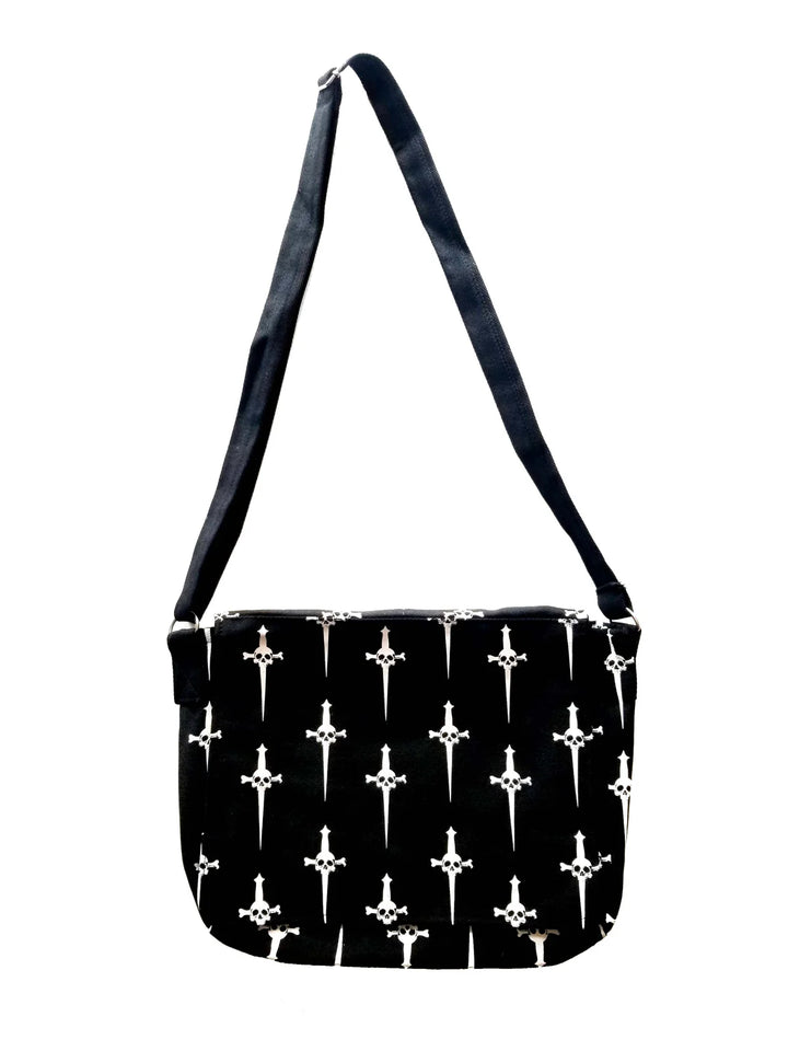 Dagger Print Crossbody Bag
