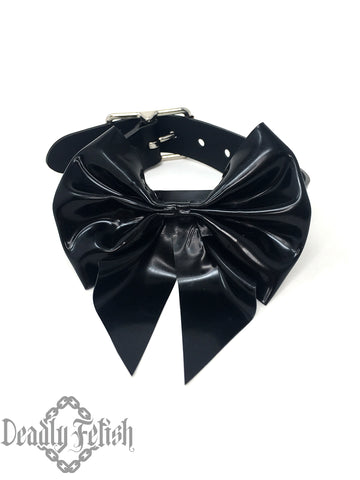 Deadly Fetish Latex: Basic Bow Choker