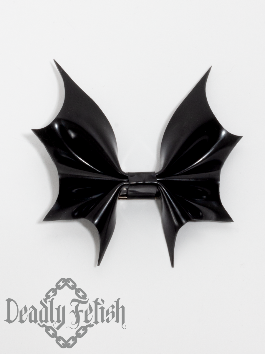 Deadly Fetish Latex: Bat Bow Clip