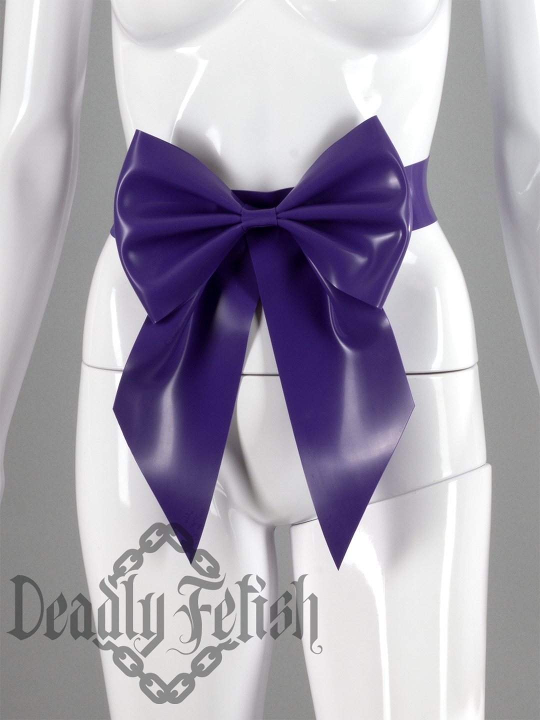 Deadly Fetish Made-To-Order Latex: Simple Bow Belt