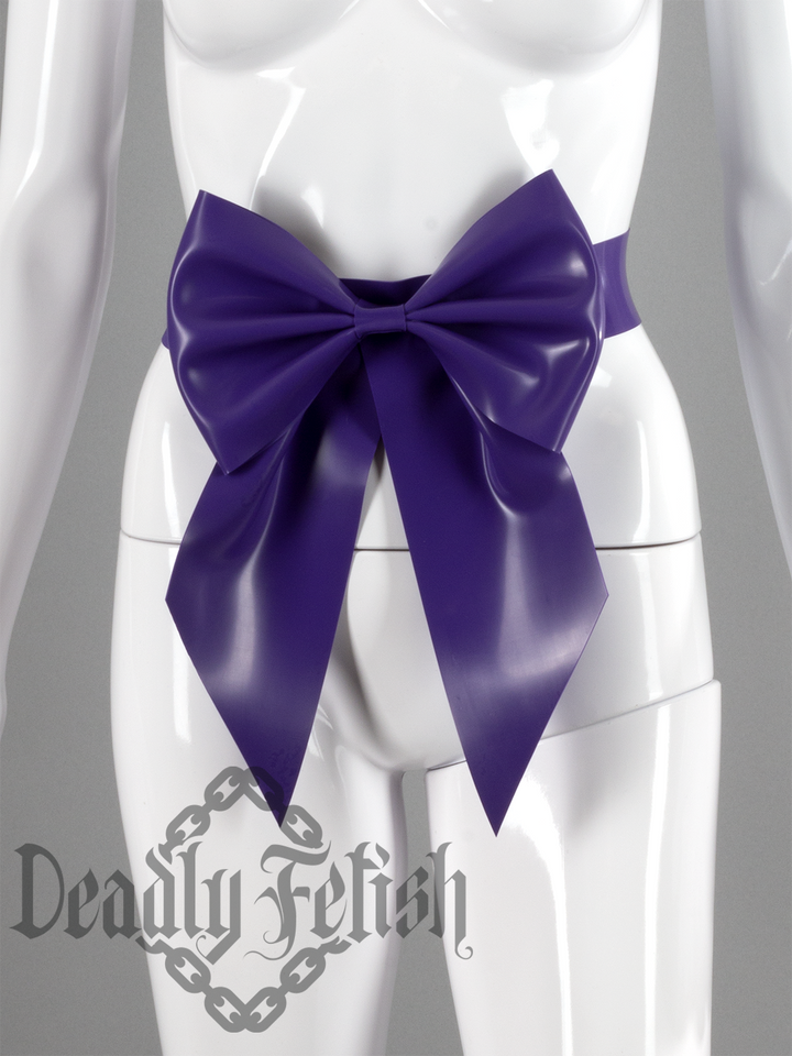 Deadly Fetish Made-To-Order Latex: Simple Bow Belt