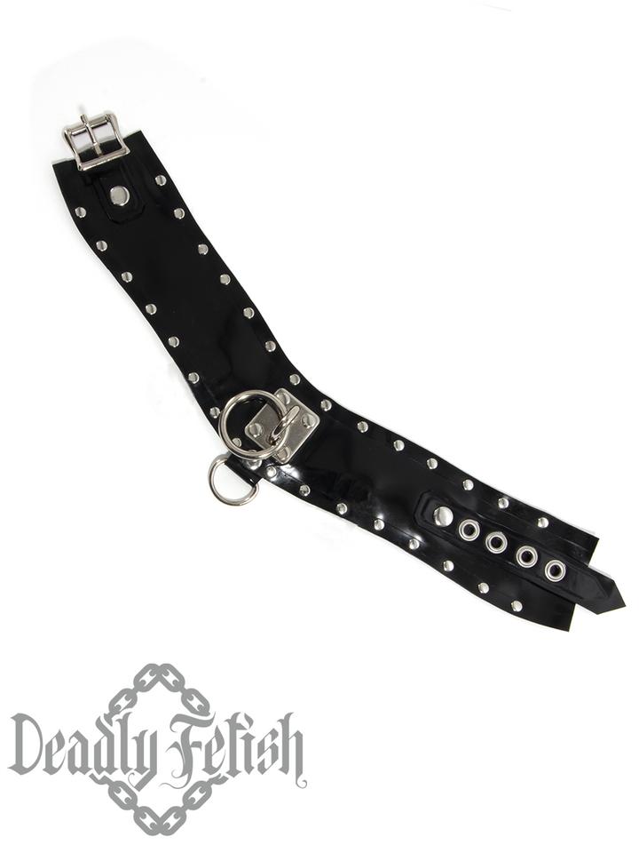 Deadly Fetish Made-To-Order Latex: Collar #08 with Rivets