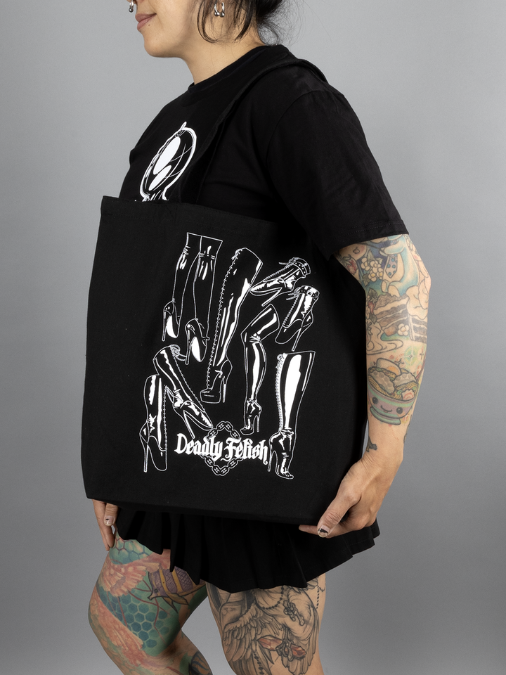 Deadly Fetish Foot Fetish Tote Bag