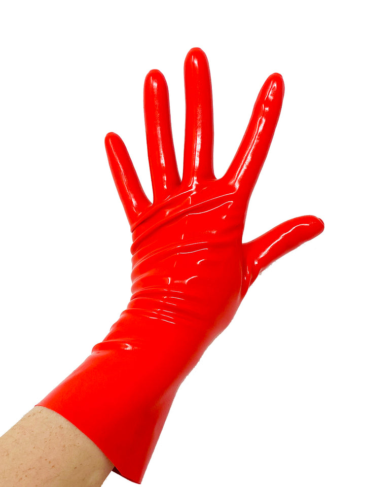 Moulded Latex Wrist Length Gloves