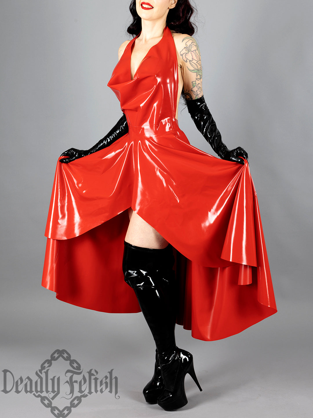 Feminine Latex Dresses Deadly Couture Inc. Feminine Latex Dresses Deadly Couture Inc.