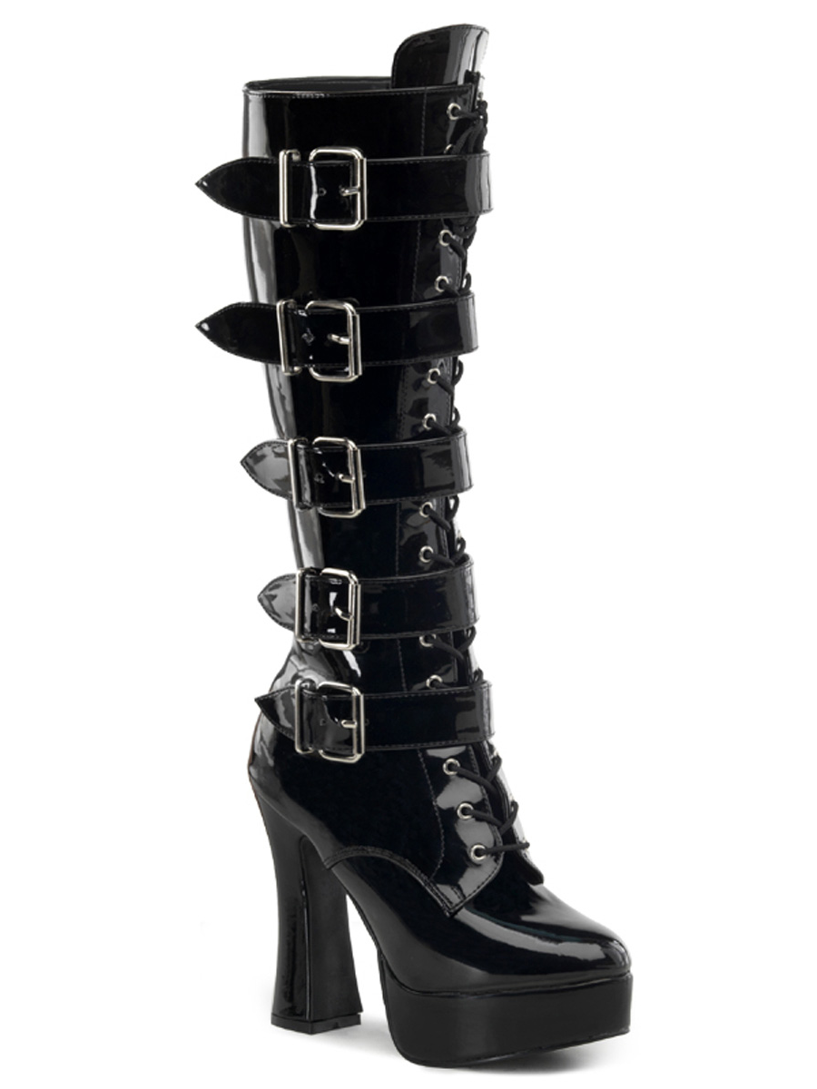 Electra Knee High Buckle Boot