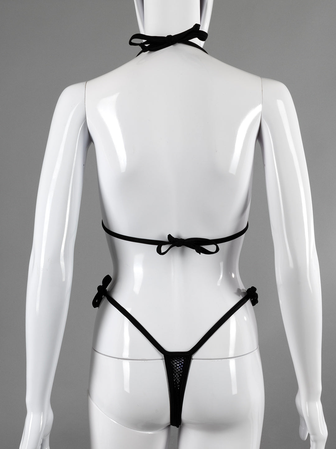 Fishnet String Bikini Set