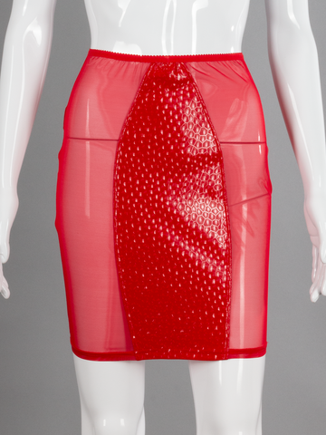 Printed PVC and Mesh Skirt