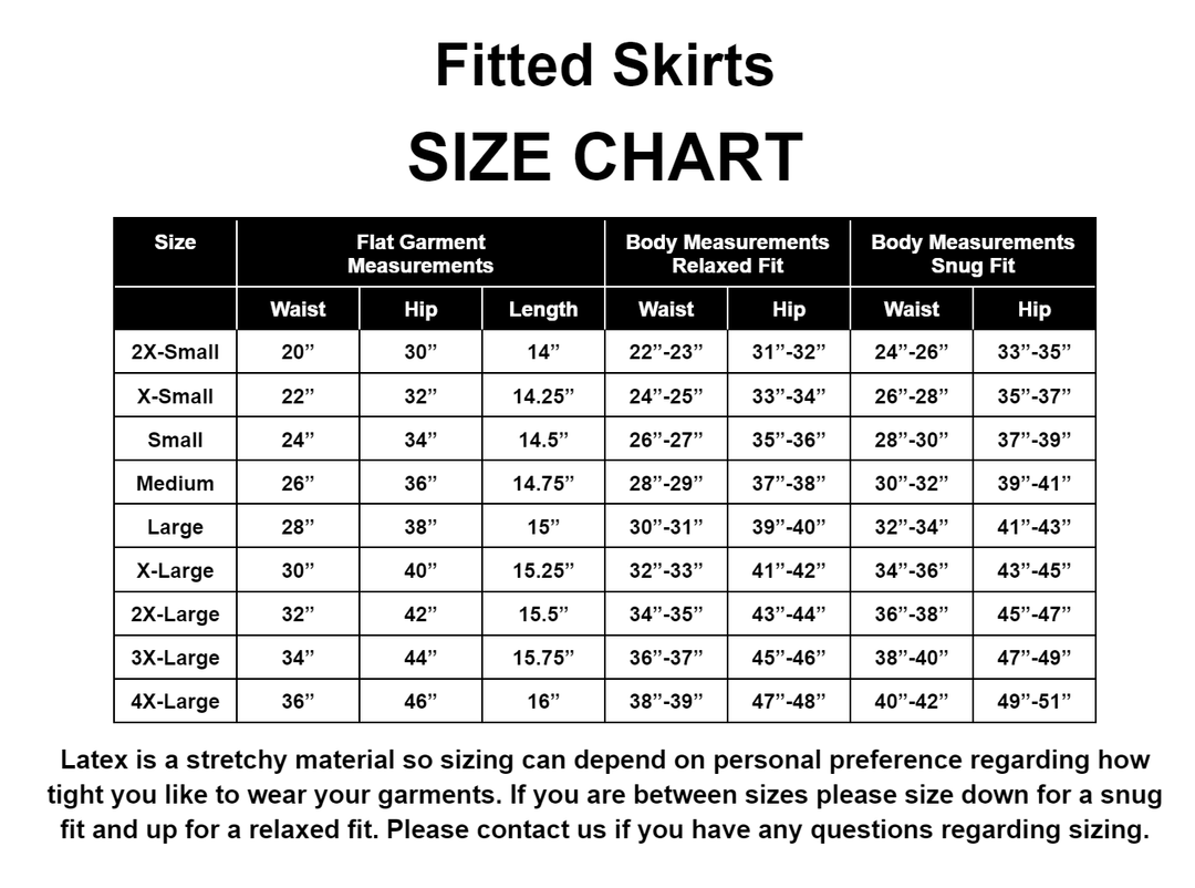 Deadly Fetish Made-To-Order Latex: Skirt 22